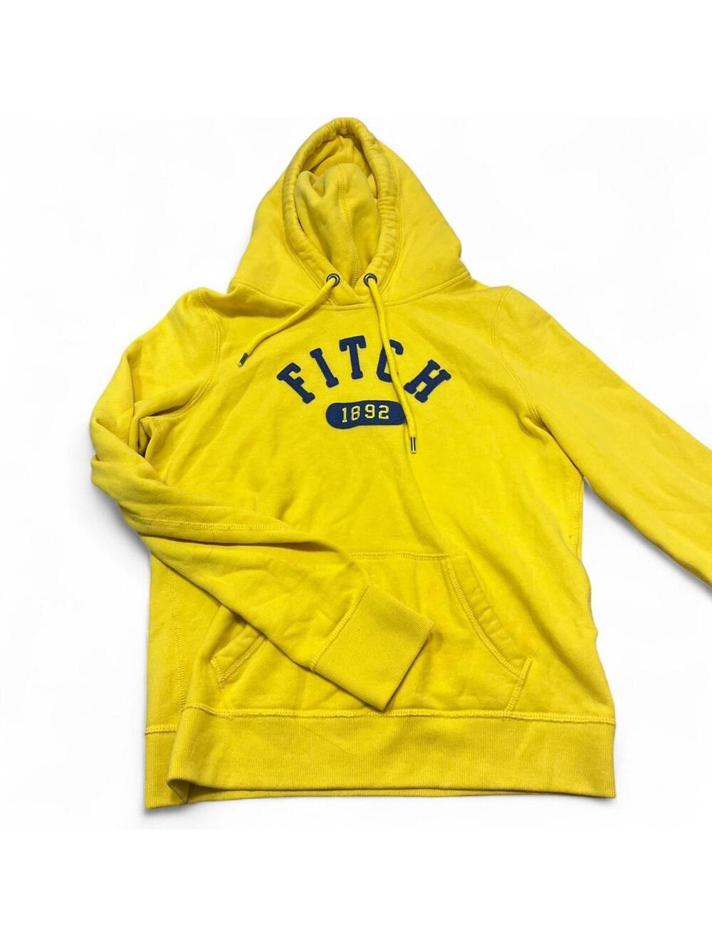 Y2k Abercrombie & Fitch yellow hoodie